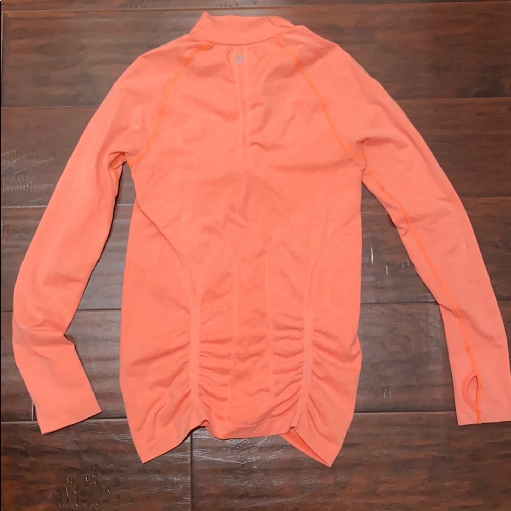 Athleta Ruched Quarter Zip Top - Picture 5 of 5